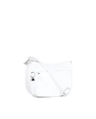 Caleidos Borsa bandoliera in pelle Bianco
