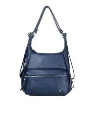 Caleidos Borsa zaino in pelle Blu
