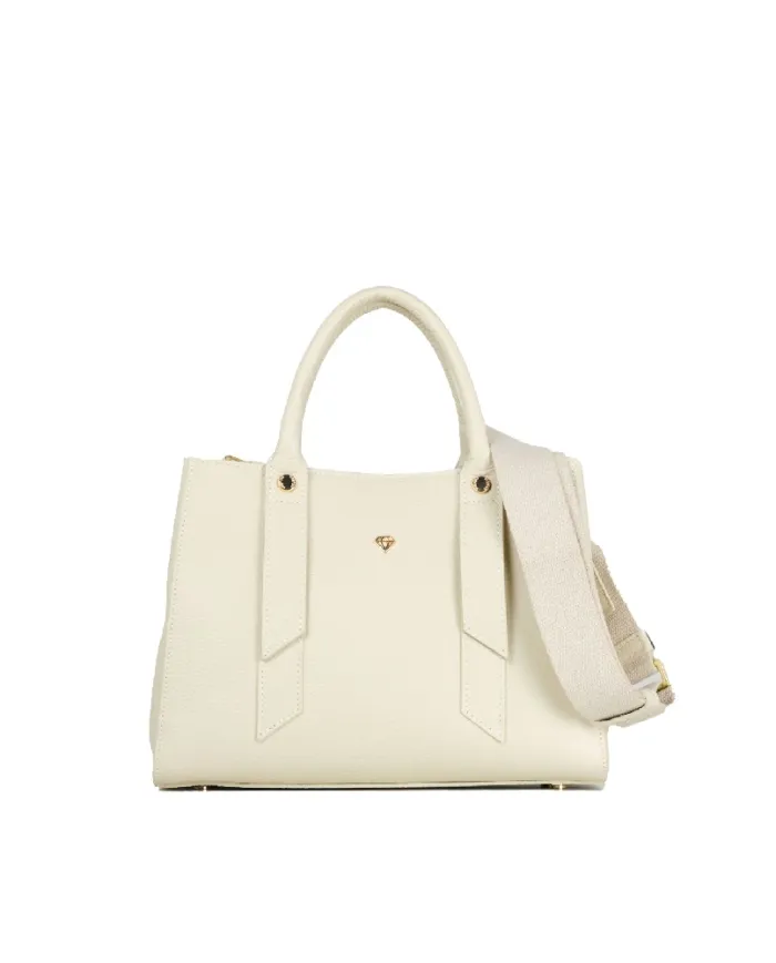 Caleidos Borsa a mano in pelle Beige