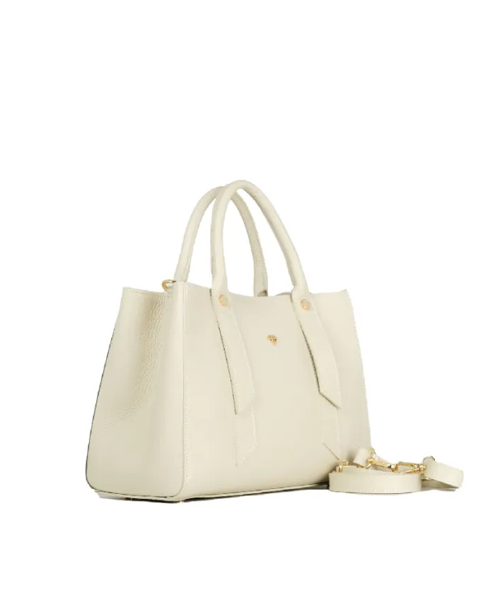 Caleidos Borsa a mano in pelle Beige