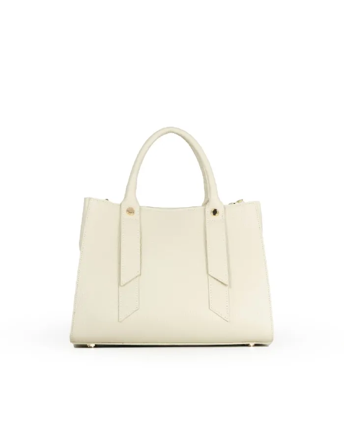 Caleidos Borsa a mano in pelle Beige