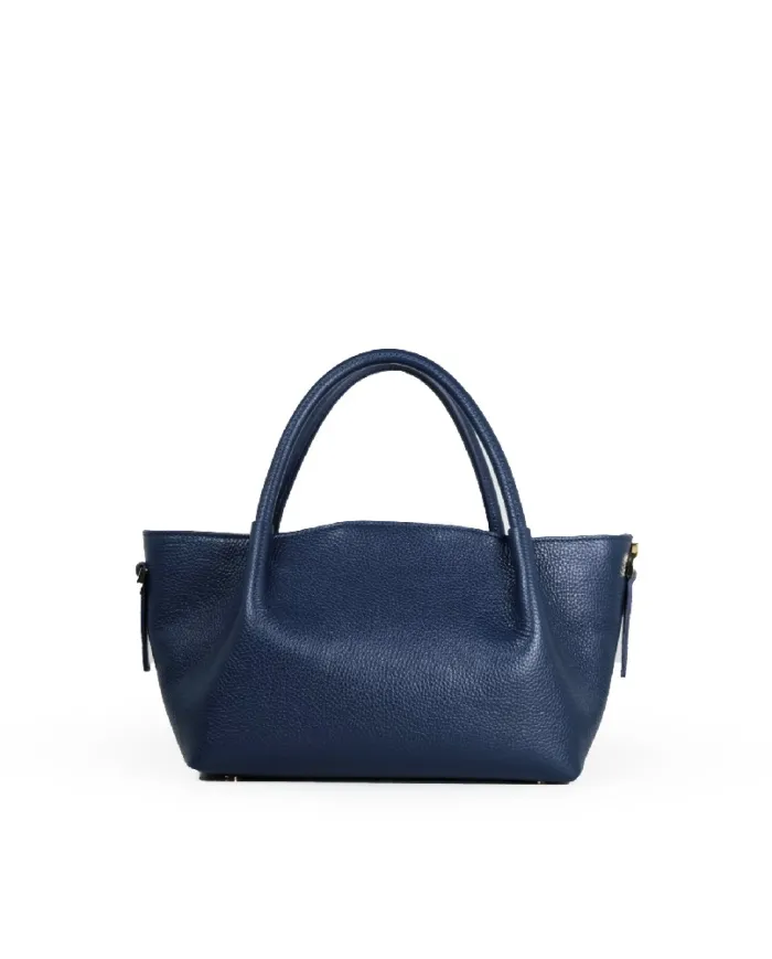 Caleidos Borsa a mano piccola in pelle Blu