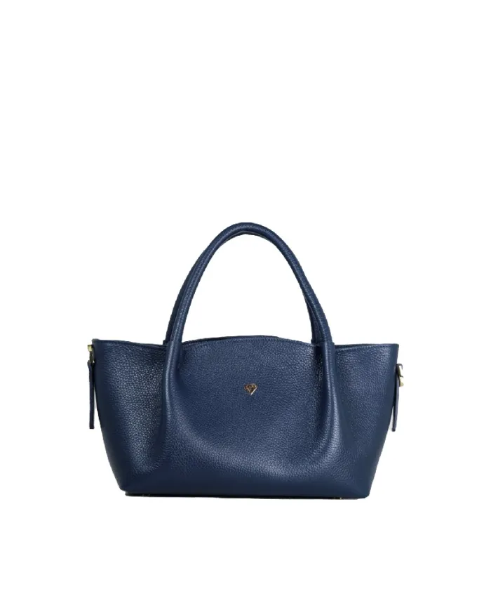 Caleidos Borsa a mano piccola in pelle Blu