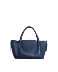 Caleidos Borsa a mano piccola in pelle Blu