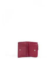 Caleidos Portafoglio piccolo in pelle Bordeaux