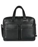 Piquadro Cartella in pelle espandibile "Modus" Nero