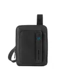 Piquadro Borsa uomo piccola in tessuto P16 Nero