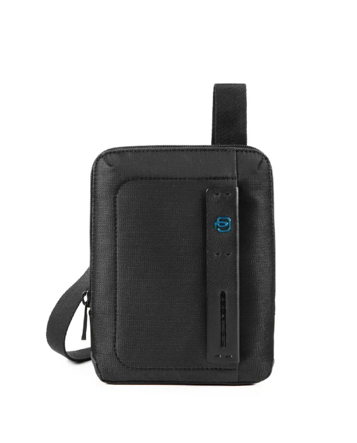 Piquadro Borsa uomo piccola in tessuto P16 Nero