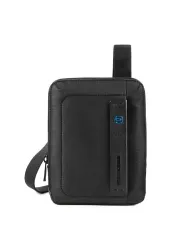 Piquadro Borsa uomo piccola in tessuto P16 Nero