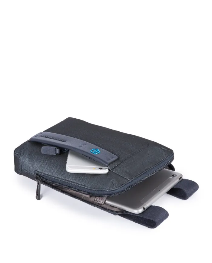 Piquadro Borsa uomo piccola in tessuto P16 Nero