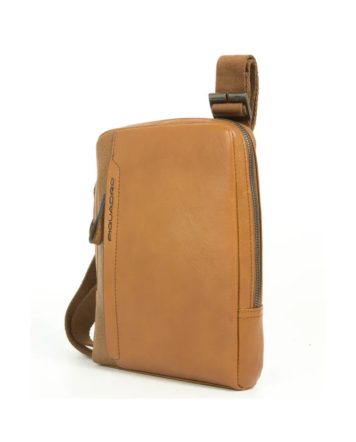 Piquadro Borsa uomo in pelle Cuoio
