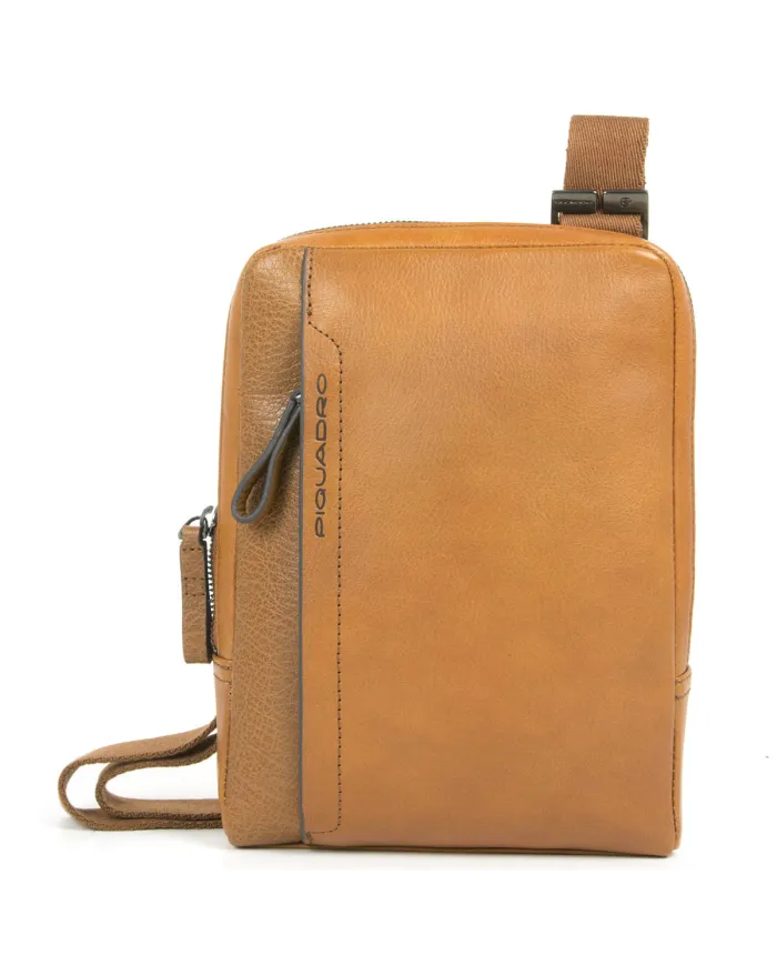 Piquadro Borsa uomo in pelle Cuoio