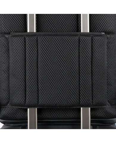 Piquadro Zaino porta pc 15,6" pelle con placca USB Nero