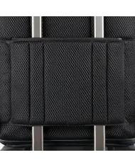 Piquadro Zaino porta pc 15,6" pelle con placca USB Nero