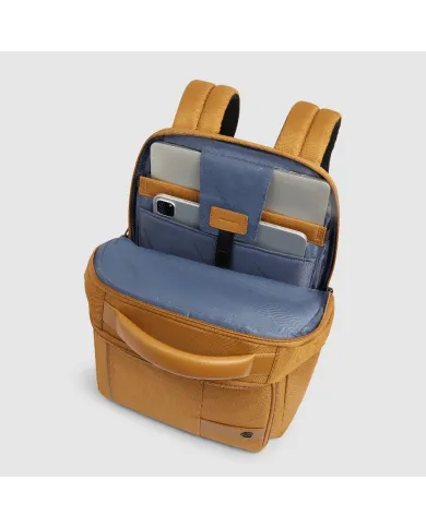 Piquadro Zaino tessuto porta pc 14 Wollem Giallo