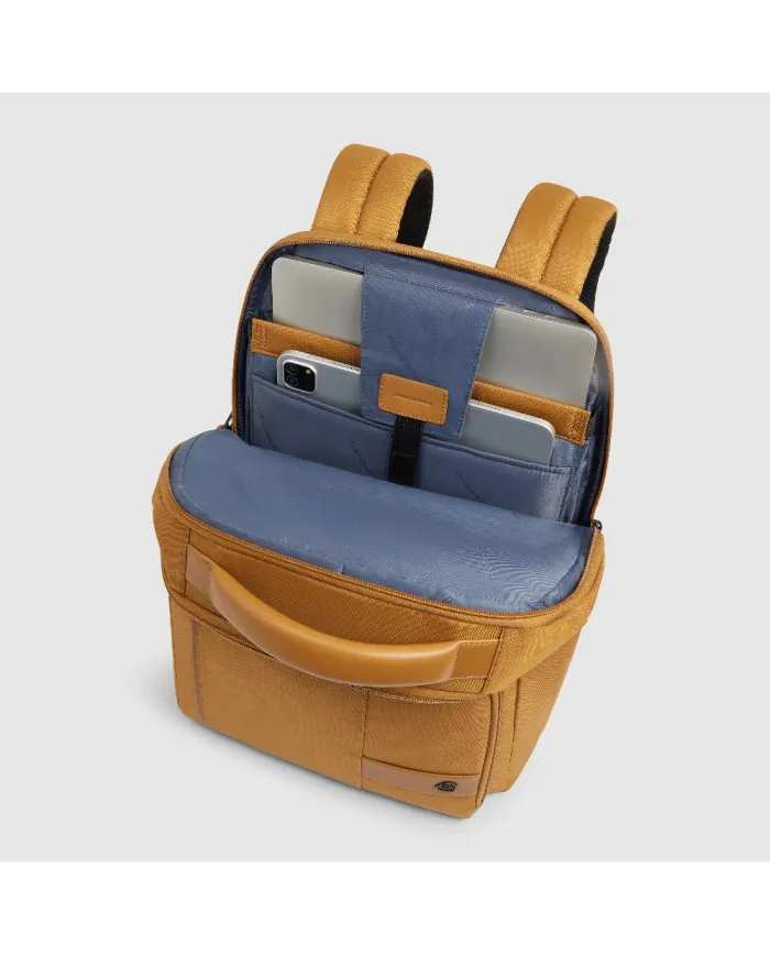 Piquadro Zaino tessuto porta pc 14 Wollem Giallo