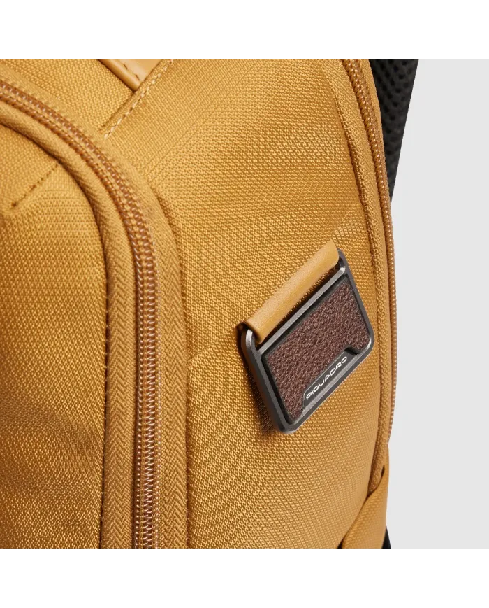 Piquadro Zaino tessuto porta pc 14 Wollem Giallo