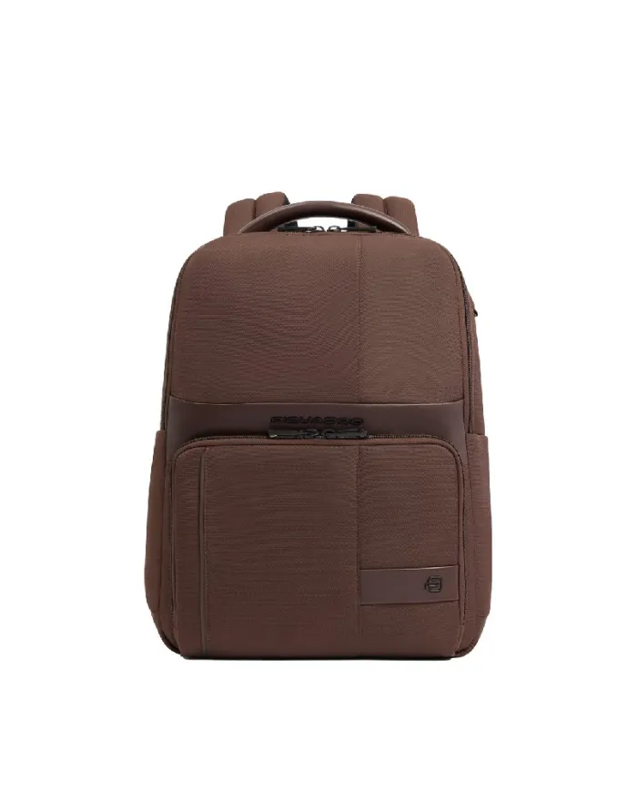 Piquadro Zaino tessuto porta pc 14 Wollem Marrone