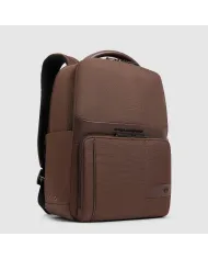 Piquadro Zaino tessuto porta pc 14 Wollem Marrone