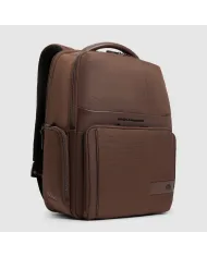 Piquadro Zaino tessuto porta pc 15,6 Wollem Marrone
