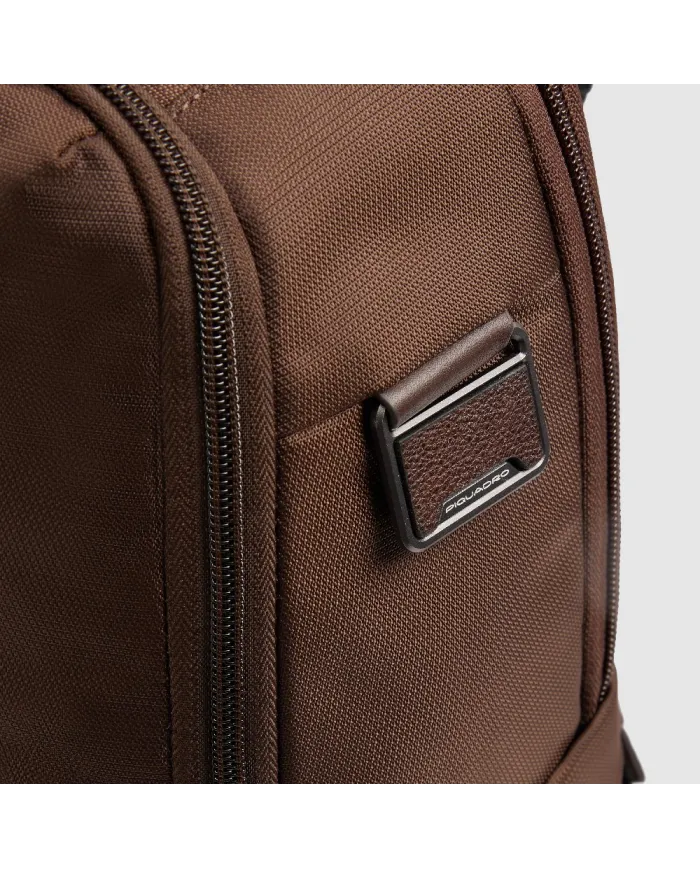 Piquadro Zaino tessuto porta pc 15,6 Wollem Marrone