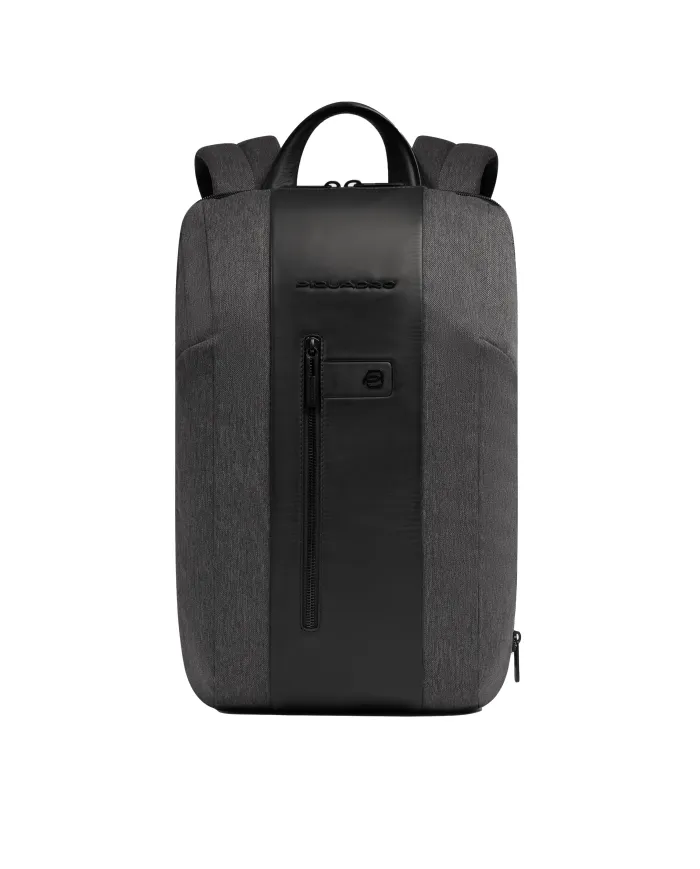 Piquadro Zaino sottile porta pc 15,6" Brief 2 Grigio/Nero