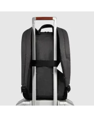 Piquadro Zaino sottile porta pc 15,6" Brief 2 Grigio/Nero