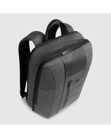 Piquadro Zaino sottile porta pc 15,6" Brief 2 Grigio/Nero
