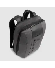Piquadro Zaino sottile porta pc 15,6" Brief 2 Grigio/Nero