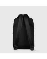 Piquadro Monospalla tessuto Marcel Nero
