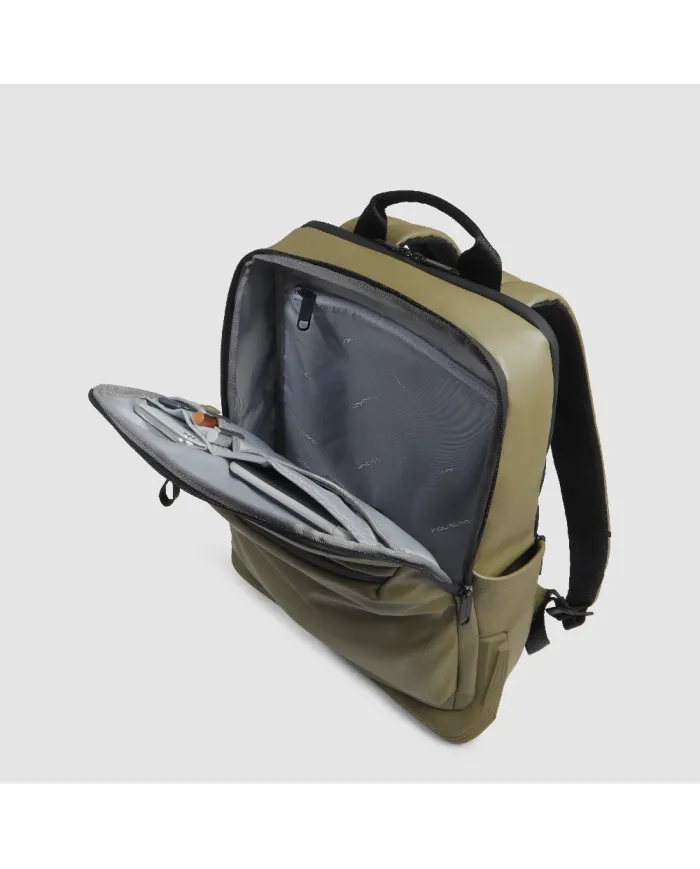 Piquadro Zaino impermeabile per pc 14 Verde