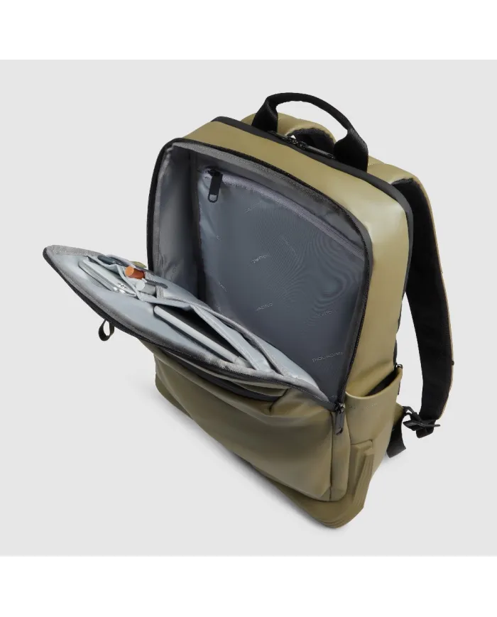 Piquadro Zaino impermeabile per pc 15,6 Verde