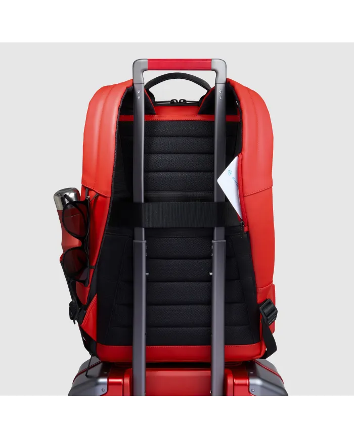 Piquadro Zaino impermeabile per pc 15,6 Rosso