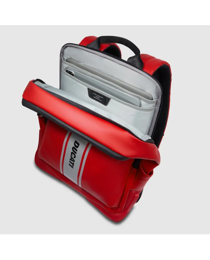Piquadro Zaino impermeabile per pc 15,6 Rosso