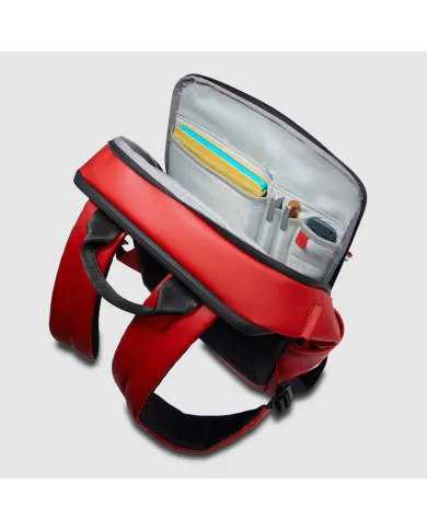 Piquadro Zaino impermeabile per pc 15,6 Rosso