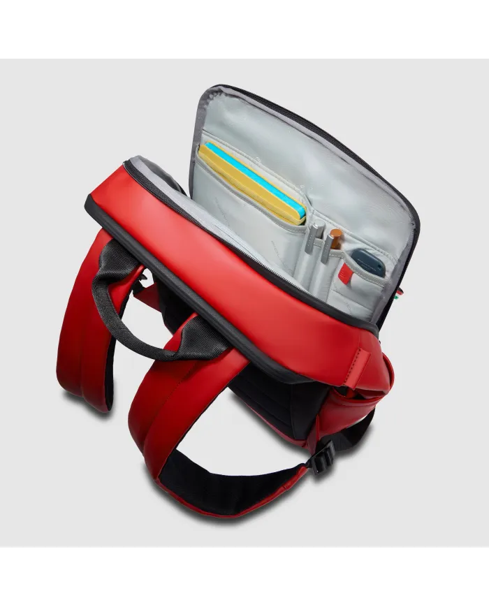 Piquadro Zaino impermeabile per pc 15,6 Rosso