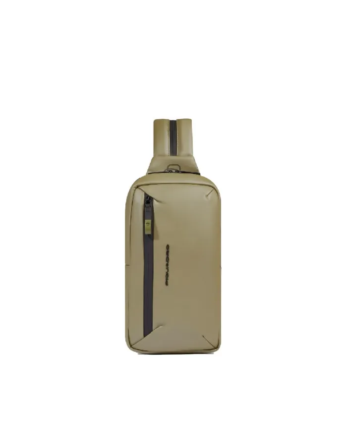 Piquadro Monospalla zaino resistente all'acqua Corner Verde