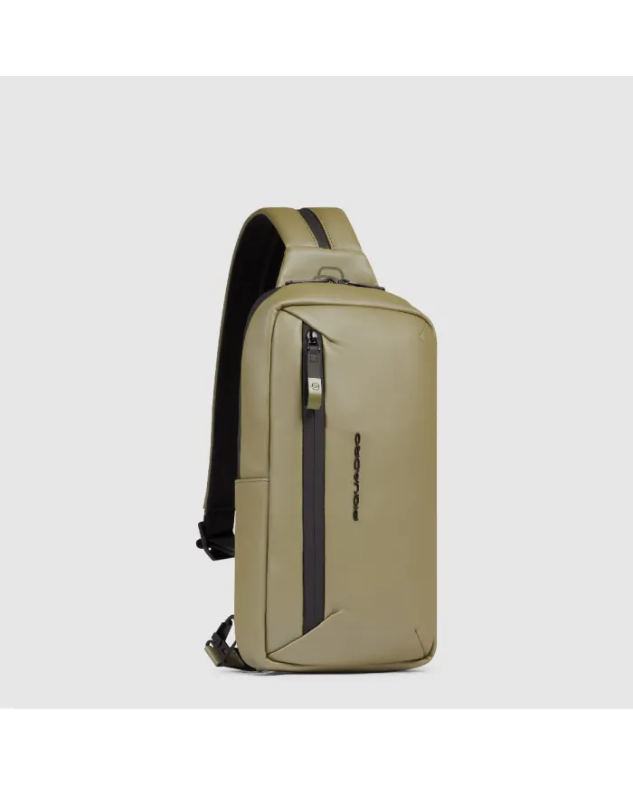 Piquadro Monospalla zaino resistente all'acqua Corner Verde