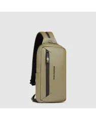 Piquadro Monospalla zaino resistente all'acqua Corner Verde
