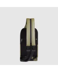 Piquadro Monospalla zaino resistente all'acqua Corner Verde