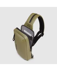 Piquadro Monospalla zaino resistente all'acqua Corner Verde