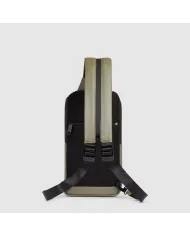 Piquadro Monospalla zaino resistente all'acqua Corner Verde