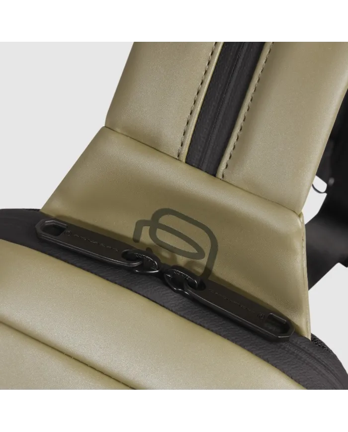 Piquadro Monospalla zaino resistente all'acqua Corner Verde