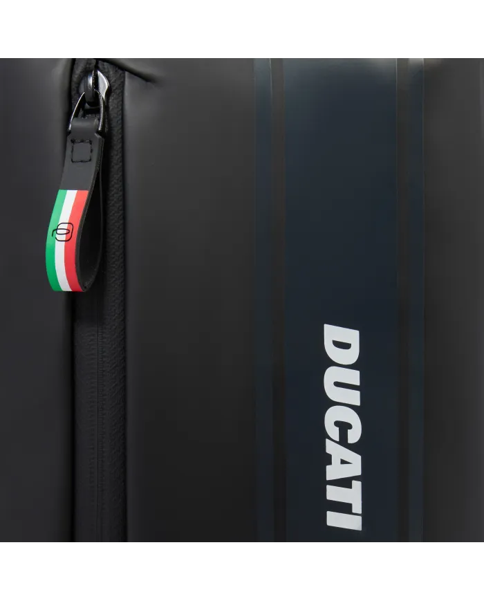 Piquadro Monospalla zaino impermeabile Corner Ducati Nero