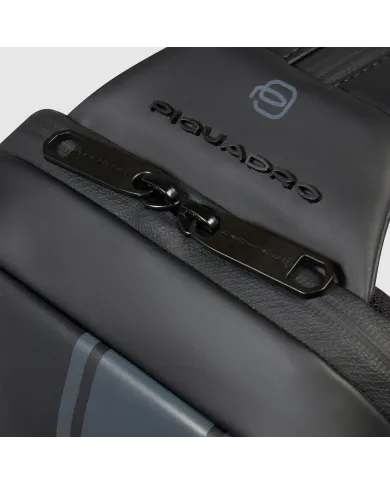Piquadro Monospalla zaino impermeabile Corner Ducati Nero