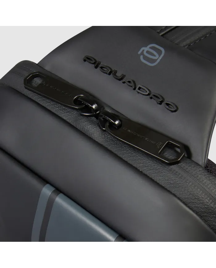 Piquadro Monospalla zaino impermeabile Corner Ducati Nero