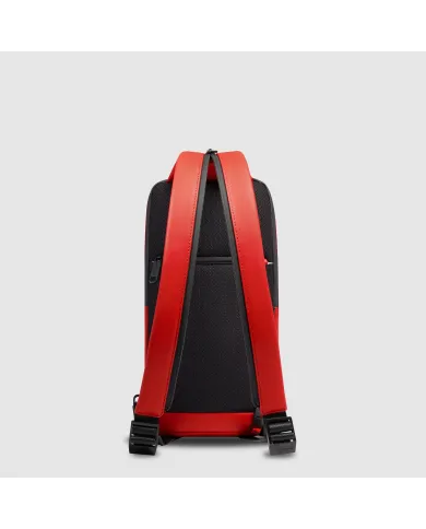 Piquadro Monospalla zaino impermeabile Corner Ducati Rosso