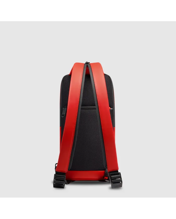 Piquadro Monospalla zaino impermeabile Corner Ducati Rosso