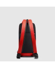 Piquadro Monospalla zaino impermeabile Corner Ducati Rosso