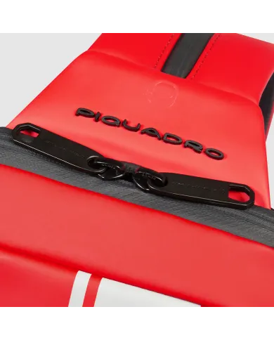 Piquadro Monospalla zaino impermeabile Corner Ducati Rosso